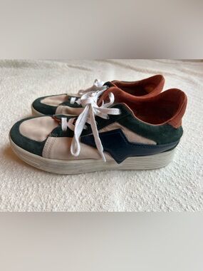 A.S. 98 Mixed Media Leather & Suede Sneakers